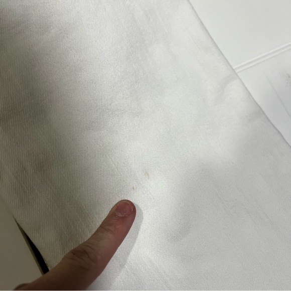 Adriano Goldschmied The Tomboy Crop Relaxed Straight Leg Jeans White Size 29 - Picture 8 of 13